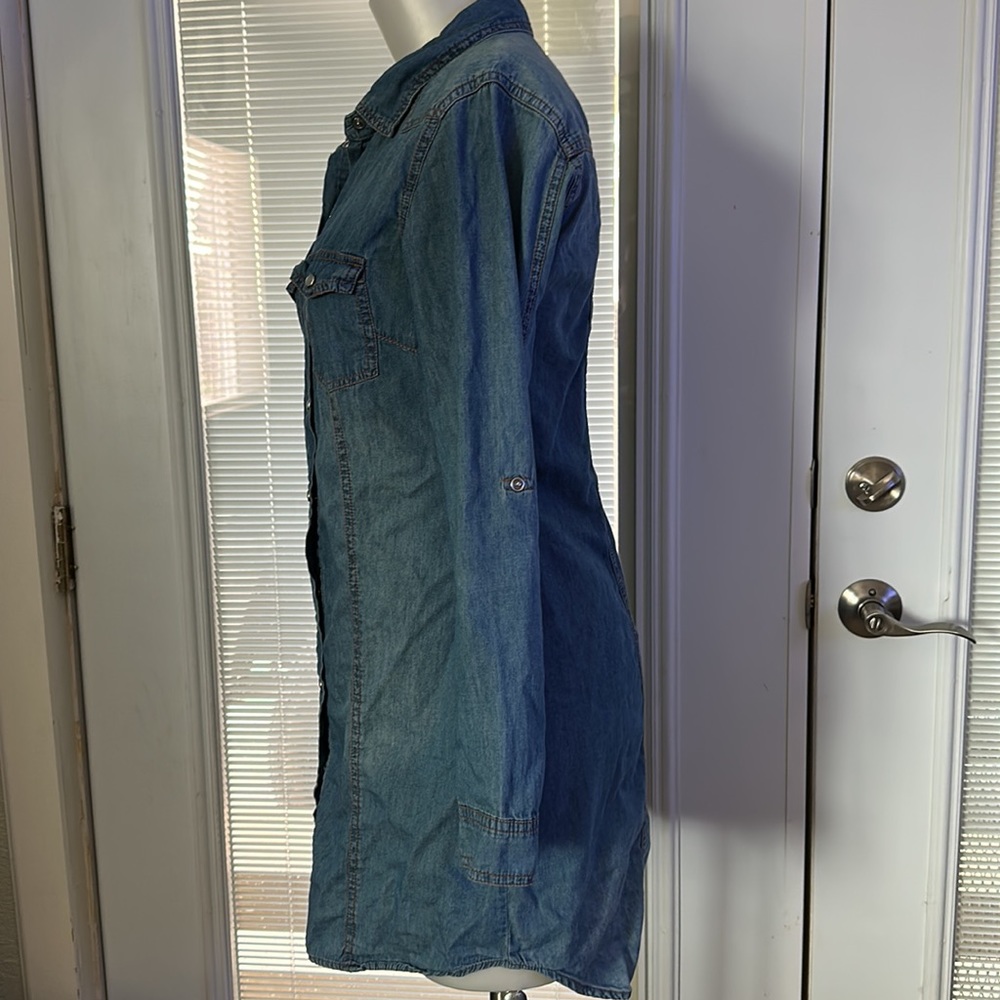Lovestitch Denim dress long sleeve - Picture 4 of 7